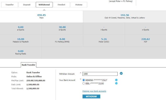 How to withdraw money from your W88 account - Successful 100%