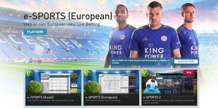 W88 sponsoring Crystal Palace and Leicester City in EPL