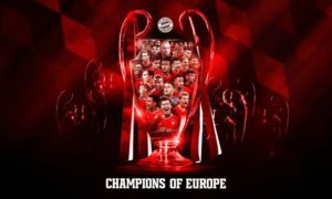 Bayern Wins Champions League of UEFA 2019/2020