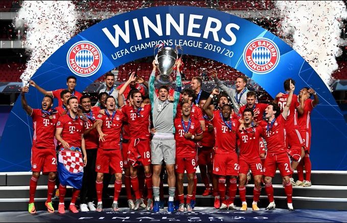 Bayern Wins Champions League of UEFA 2019/2020