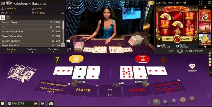 online casino games baccarat
