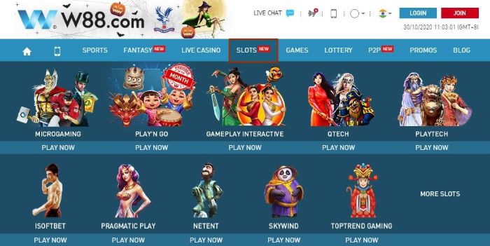 Online Free Slots at W88 - Try and Play Now - With ₹ 10,000