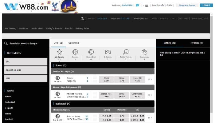 New Esports Games 2020 - W88 e-Sports - Asian and European