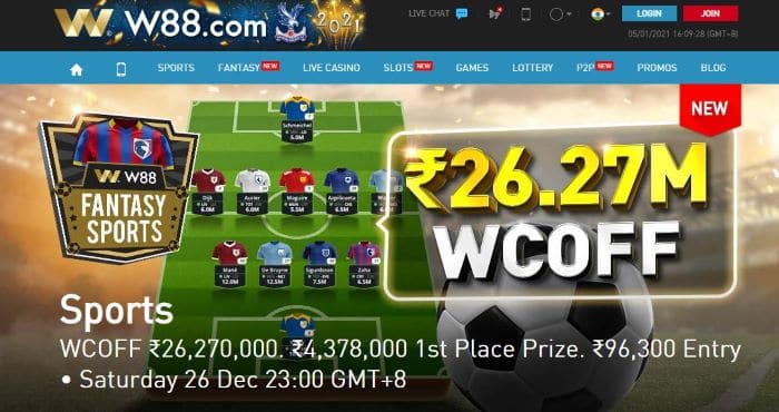 W88 India - Casino Games - Sport Betting Online 2021