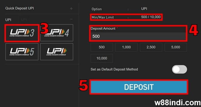 ecopayz deposit how to deposit using upi step 3
