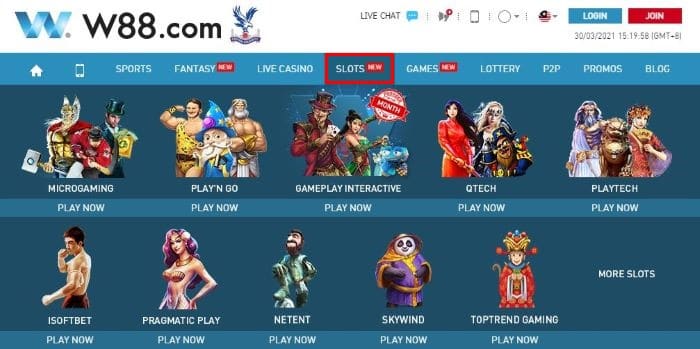 How to play casino slots online W88 - Perfect for beginners