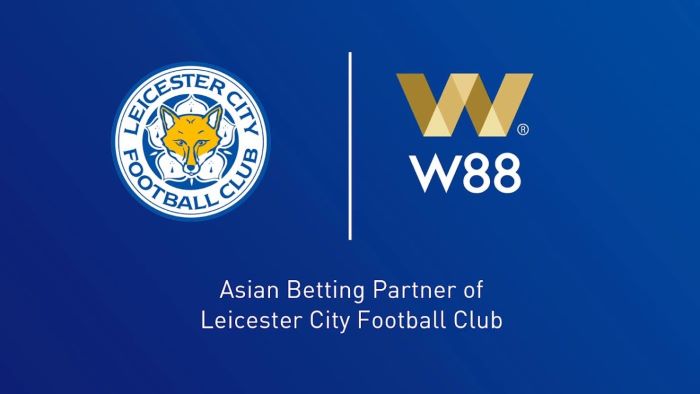 W88 Leicester City - 2018 to 2021 Official Betting Partners