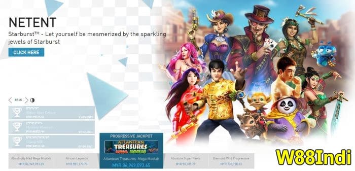 Best 4 5-reel slots - Play free at W88 with up to RTP 99%