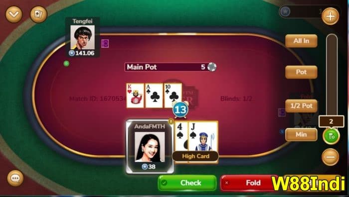 best poker online to play India - w88 live casino poker online