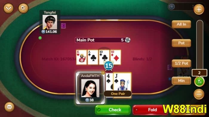 best poker online to play in India - w88 live casino poker online