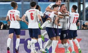 England Vs. Denmark - Champions Battle for Euro 2020 Finals