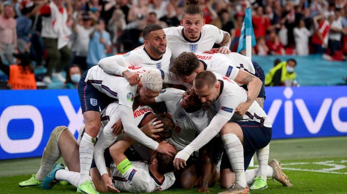 England Vs. Denmark - Champions Battle for Euro 2020 Finals
