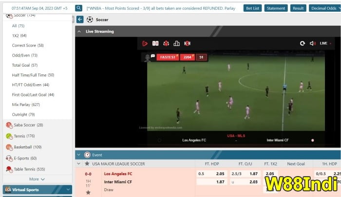 w88 a-sports betting tutorial explained by w88indi pros