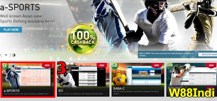 w88 a-sports betting tutorial explained by w88indi step 2
