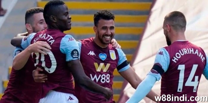 w88 aston villa sponsor partnership