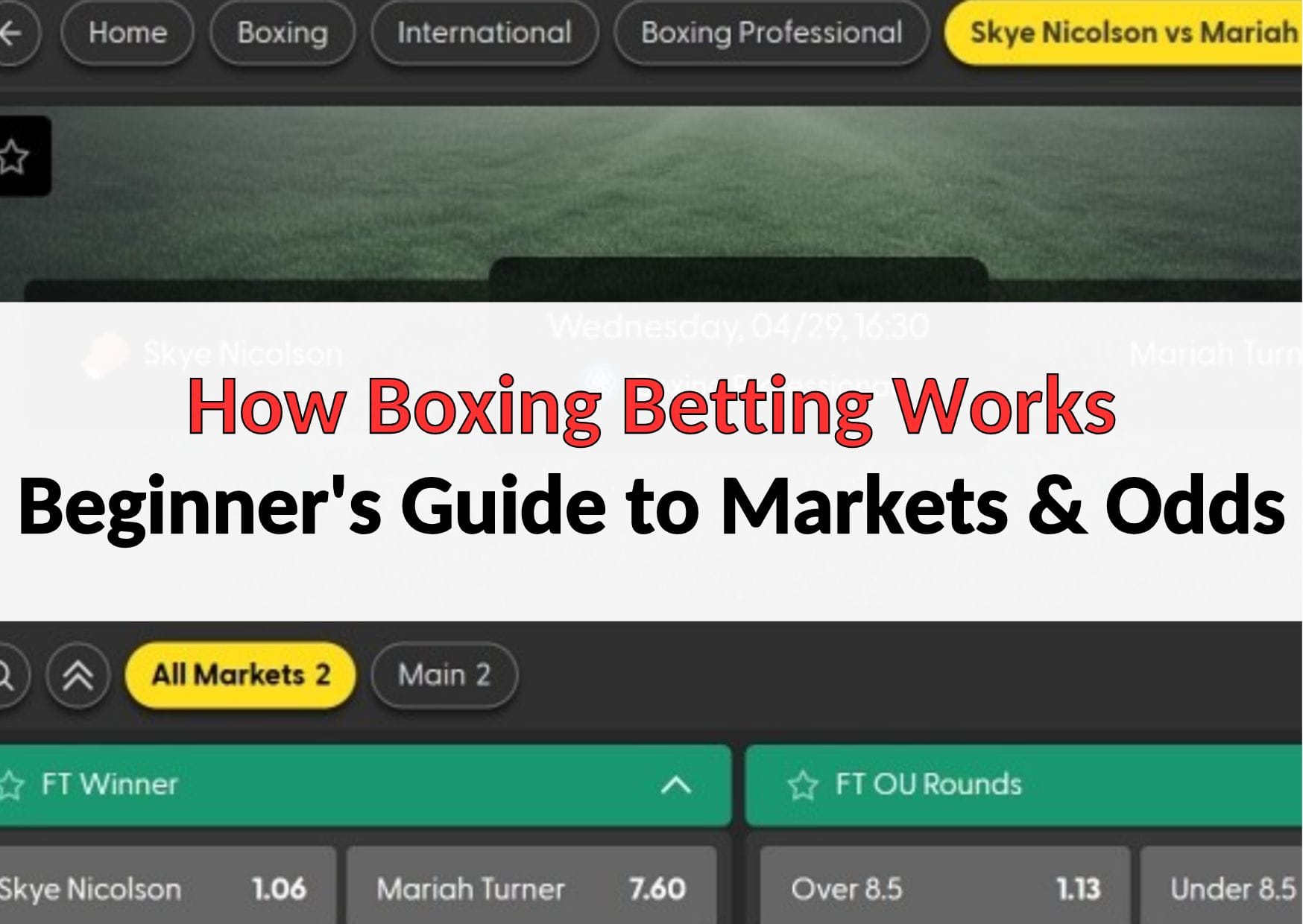 how boxing betting works w88indi