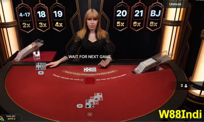 w88indi blackjack optimal strategy odds for winning big