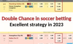 Double Chance in soccer betting – Excellent strategy in 2023