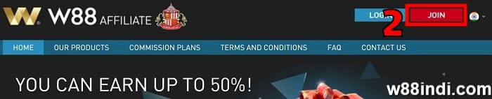 w88 affiliate step 1