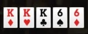 how to play 5 card poker full house