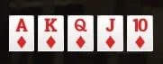 how to play 5 card poker royal flush