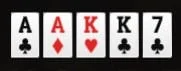 how to play 5 card poker two pair