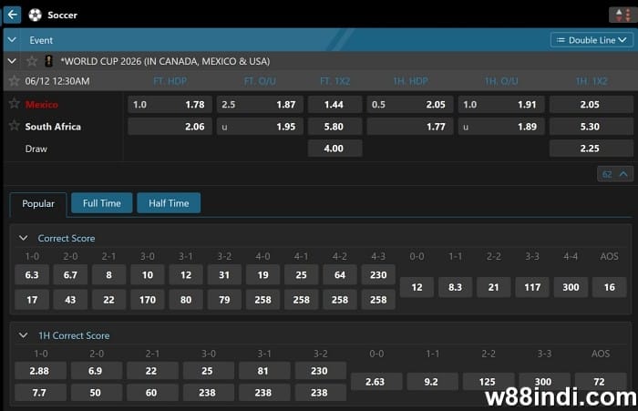 w88 football betting guide with betting tips