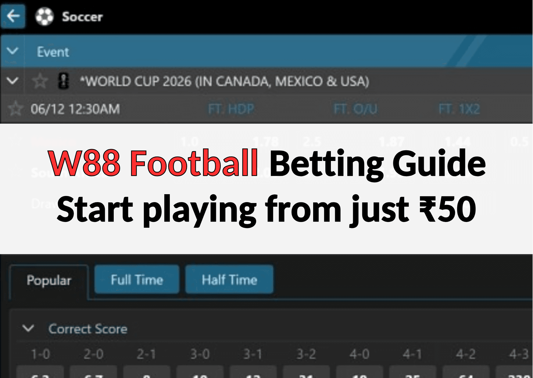 w88 football betting w88indi