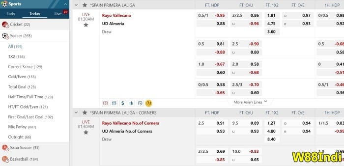 is-online-football-legal-in-india-W88-football-betting