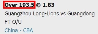 W88 over under basketball betting explained over example1
