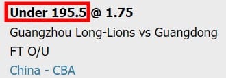 W88 over under basketball betting explained under example3