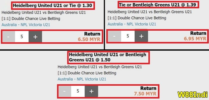 w88 double chance betting tips and tricks to win