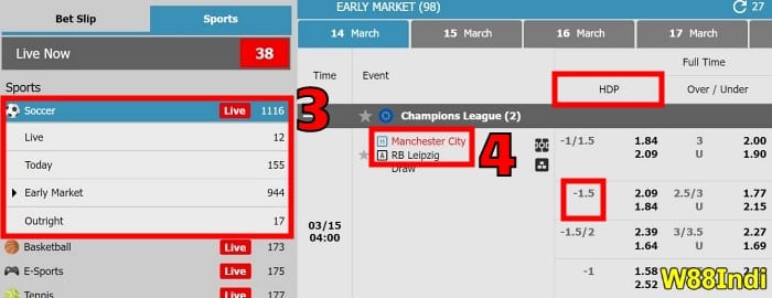 w88 sportsbook asian handicap 1.5 betting meaning 1