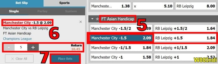 w88 sportsbook asian handicap 1.5 betting meaning 2