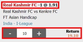 w88 what is handicap 1 in betting in football example disadvantage