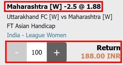 Asian Handicap 2.5 meaning disadvantage explained