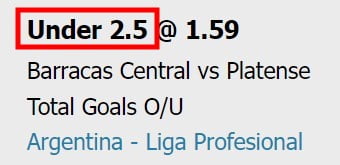 over under 2.5 mean in betting explained