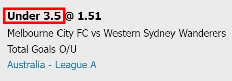 w88 what is under 3.5 goals meaning