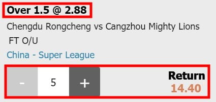 what does over 1.5 mean in football betting 1