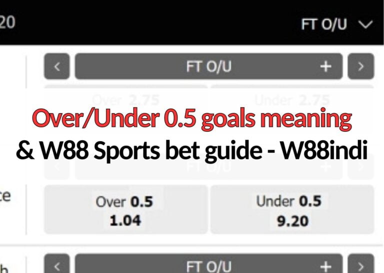 Over Under 0.5 goals meaning