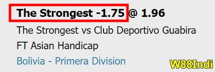 asian handicap - 1.75 meaning explained