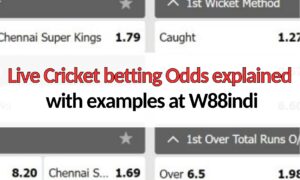 live cricket betting odds explained