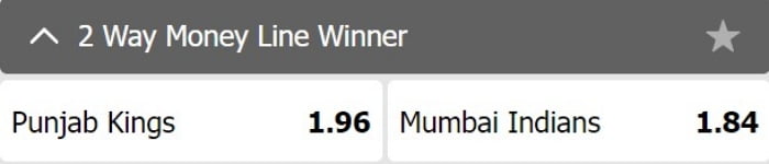 w88 cricket betting odds explained example 1