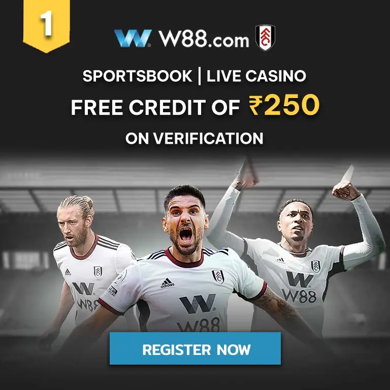 w88 sportsbook live casino official betting site free credit ₹250 on registration