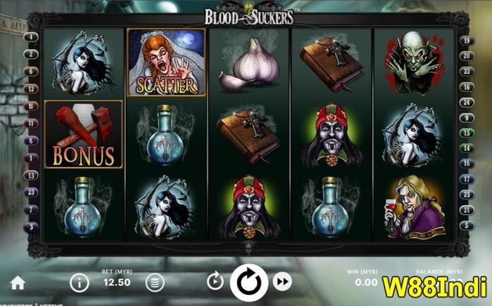 top slots games online at w88 blood suckers