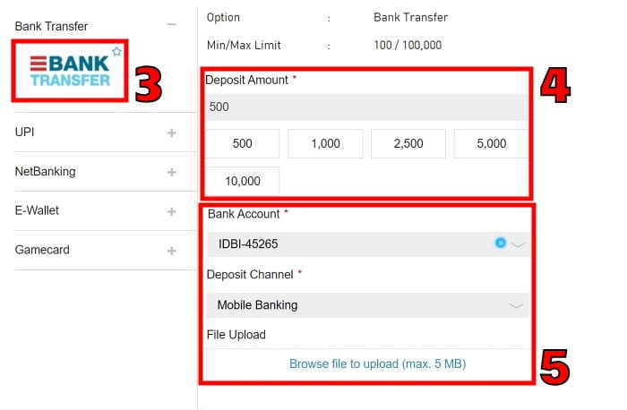 W88 deposit w88indi tutorial of making w88 deposit step 2