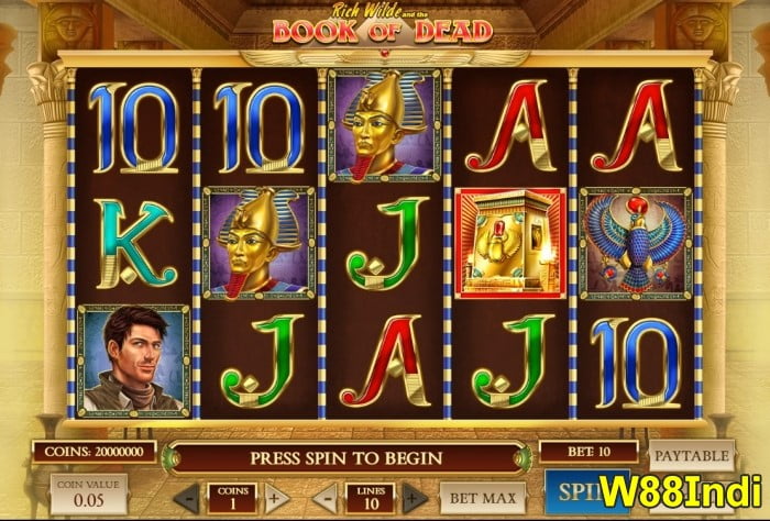 w88indi review which online slots payout the most book of dead