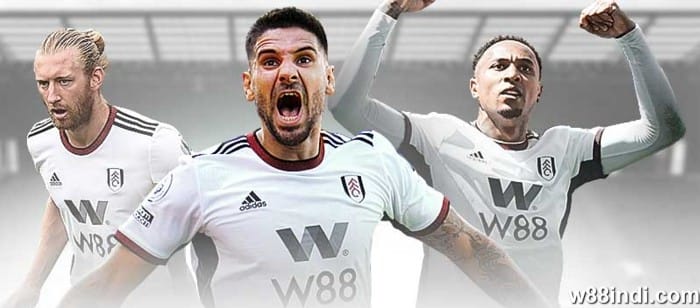 w88 sponsorship jersey partners fulham fc