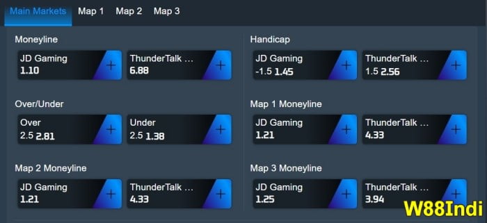 league of legends betting w88indi betting options