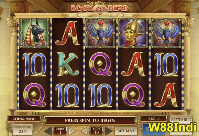 best slots with bonuses w88indi suggestions book of dead